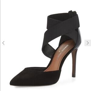 BRAND NEW Donald J. Pliner Black ‘Prime’ pointy toe heels Size 10